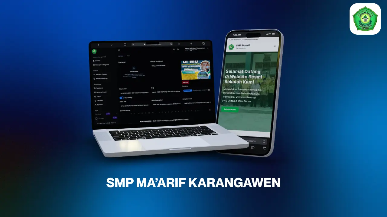 SMP Maarif Karangawen website thumbnail
